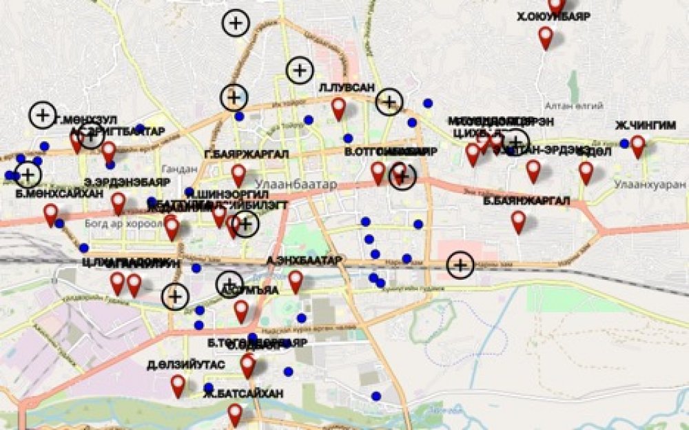 Covid.gazar.gov.mn - Хариуцлагатай жижүүрийн байршлыг зарлан мэдээлэх төв